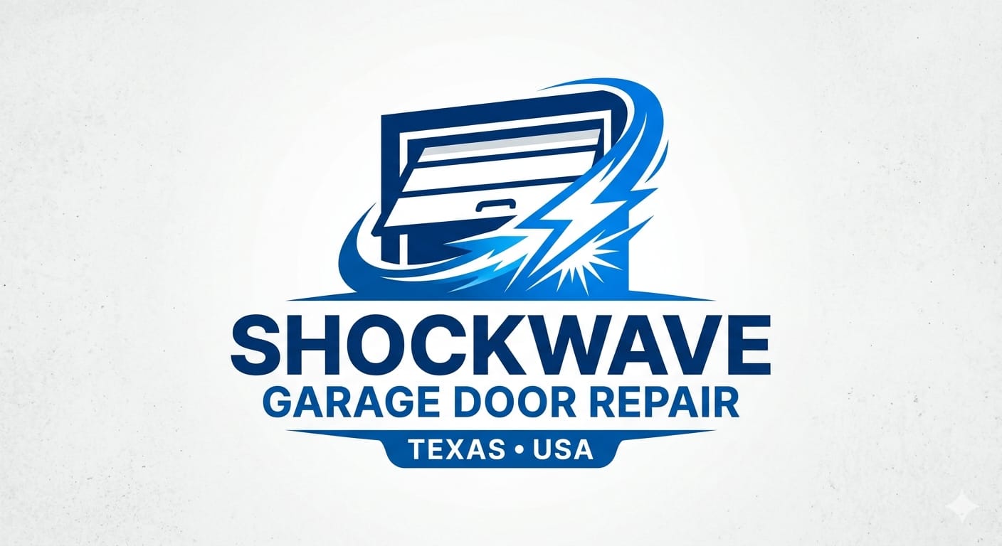 Shockwave Garage Door Repair Logo